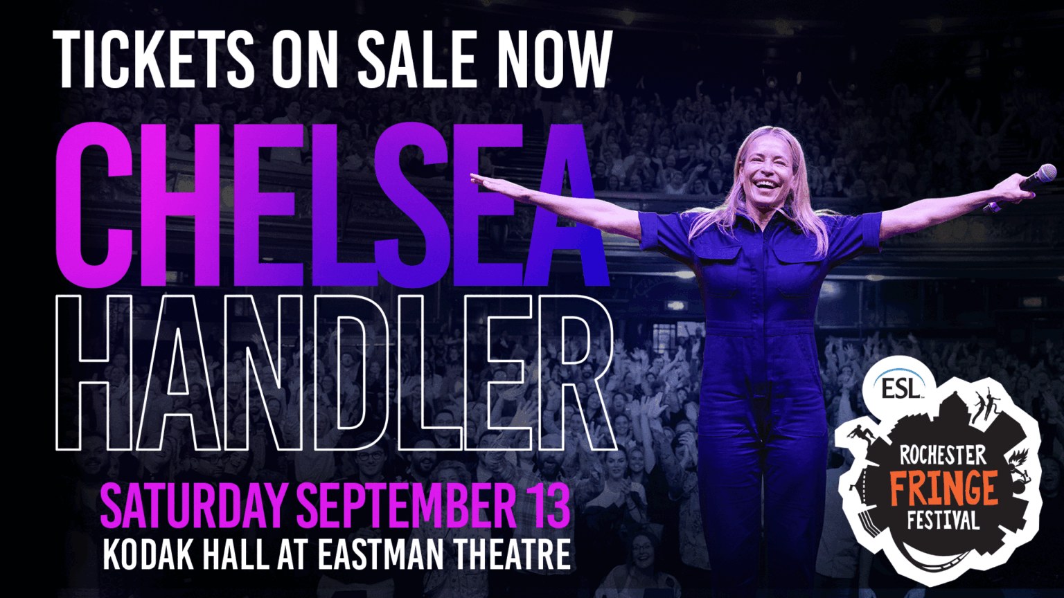 ESL Rochester Fringe Festival Presents: Chelsea Handler « Eastman Theatre